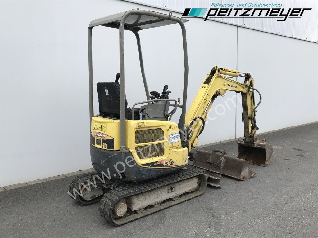 YANMAR MINIBAGGER Vio 17 verstellbares Fahrwerk Schnellwechsler mit 60 er und 100 Löffel - Mini ekskavatorius: foto 3 YANMAR MINIBAGGER Vio 17 verstellbares Fahrwerk Schnellwechsler mit 60 er und 100 Löffel - Mini ekskavatorius: foto 3