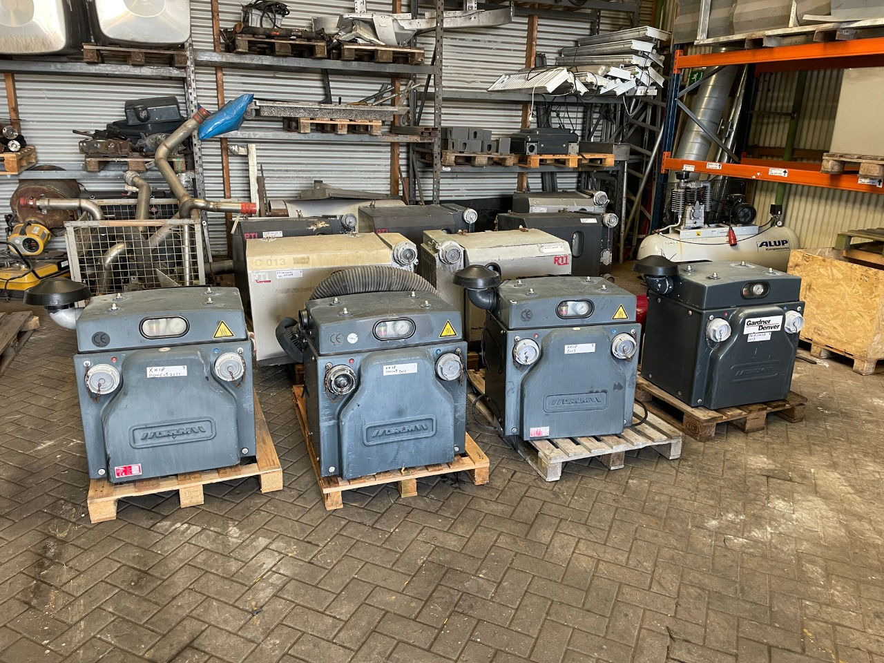 Diversen agri-food Drum Gartner Denver XK 18 1100 Cub whit Cooler - Oro kompresorius: foto 1 Diversen agri-food Drum Gartner Denver XK 18 1100 Cub whit Cooler - Oro kompresorius: foto 1