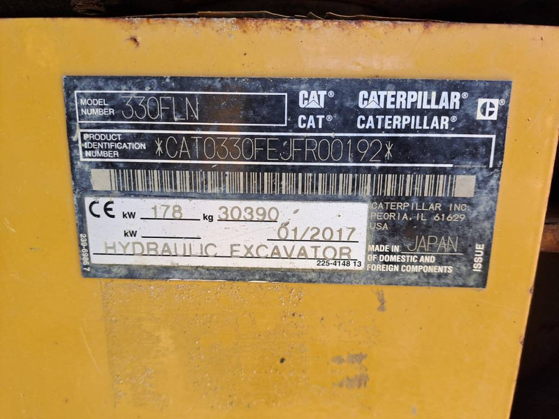 Vikšrinis ekskavatorius Cat 330FL N: foto 11