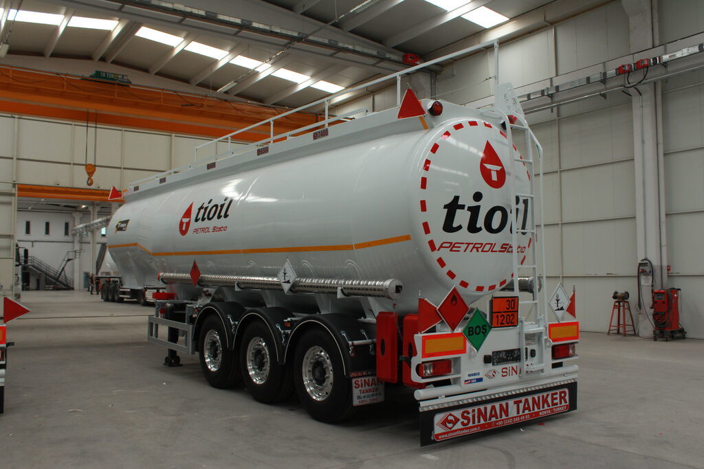 SINAN TANKER-TREYLER Aluminium, fuel tanker- Бензовоз Алюминьевый - Puspriekabė cisterna: foto 3 SINAN TANKER-TREYLER Aluminium, fuel tanker- Бензовоз Алюминьевый - Puspriekabė cisterna: foto 3