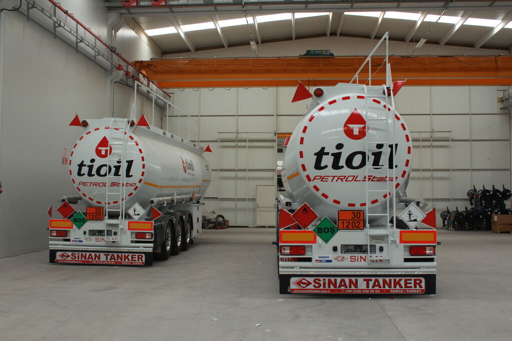 SINAN TANKER-TREYLER Aluminium, fuel tanker- Бензовоз Алюминьевый - Puspriekabė cisterna: foto 2 SINAN TANKER-TREYLER Aluminium, fuel tanker- Бензовоз Алюминьевый - Puspriekabė cisterna: foto 2