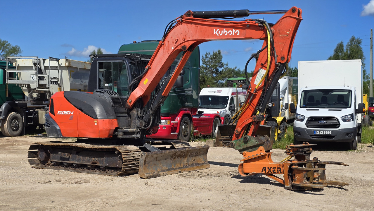 Kubota KX080-4, AXER 540 - Miško traktorius: foto 3 Kubota KX080-4, AXER 540 - Miško traktorius: foto 3