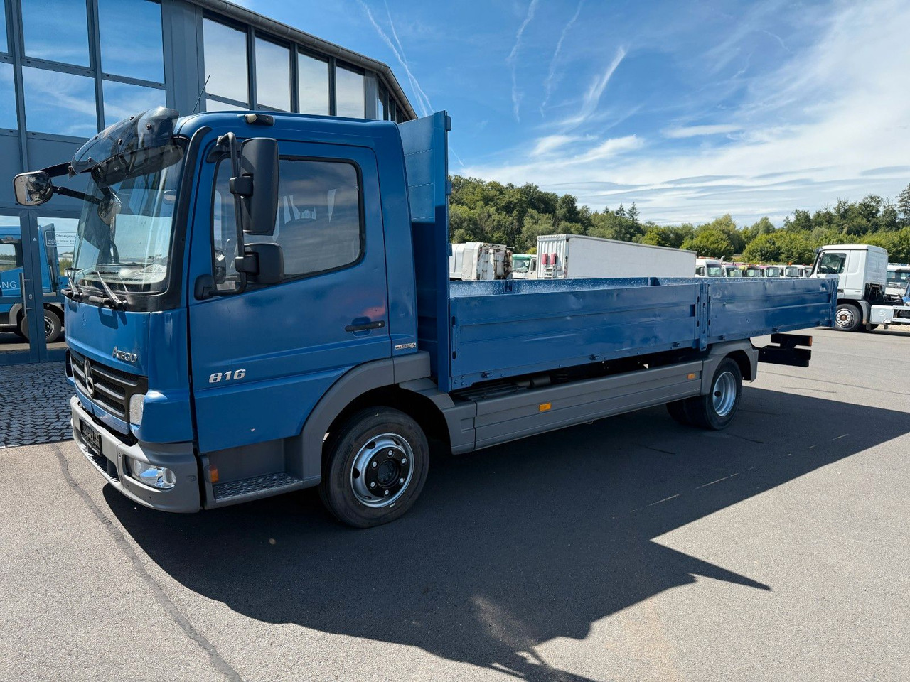 Mercedes-Benz Atego 816 Euro 5 AHK + Druckluftanschlüssen - Platforminis/ Bortinis sunkvežimis: foto 3 Mercedes-Benz Atego 816 Euro 5 AHK + Druckluftanschlüssen - Platforminis/ Bortinis sunkvežimis: foto 3