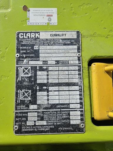 Clarke EM20 - Elektrinis krautuvas: foto 2 Clarke EM20 - Elektrinis krautuvas: foto 2
