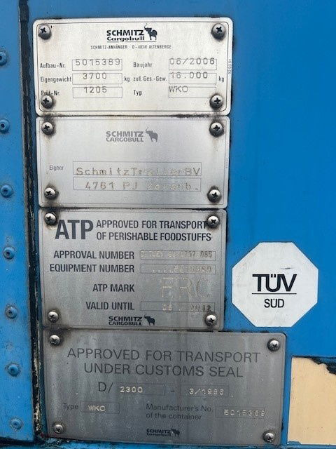 Schmitz Cargobull wko - Kėbulas - refrižeratorius: foto 4 Schmitz Cargobull wko - Kėbulas - refrižeratorius: foto 4