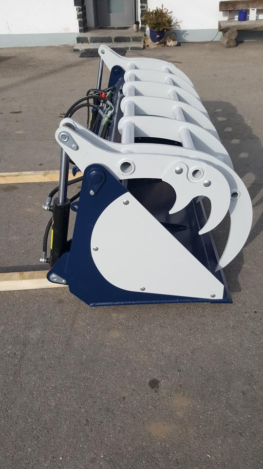 Greifschaufel 2,2m Euro Frontlader Kramer Volvo Radlader Cat - Krautuvo kaušas: foto 2 Greifschaufel 2,2m Euro Frontlader Kramer Volvo Radlader Cat - Krautuvo kaušas: foto 2