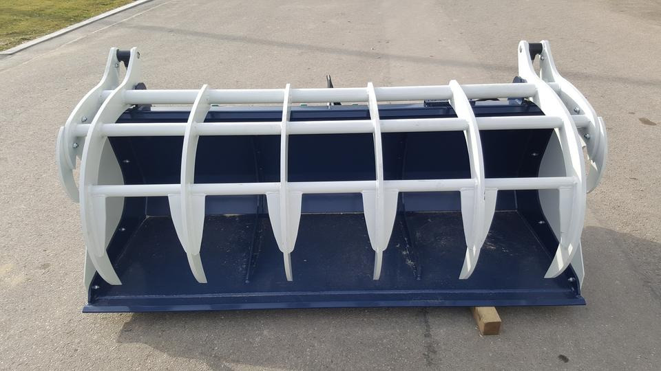 Greifschaufel 2,2m Euro Frontlader Kramer Volvo Radlader Cat - Krautuvo kaušas: foto 1 Greifschaufel 2,2m Euro Frontlader Kramer Volvo Radlader Cat - Krautuvo kaušas: foto 1