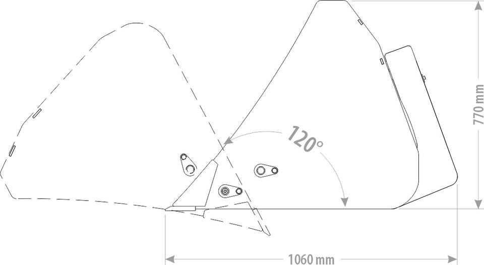 Hochkippschaufel Frontladerschaufel Schaufel Euro Fendt - Krautuvo kaušas: foto 3 Hochkippschaufel Frontladerschaufel Schaufel Euro Fendt - Krautuvo kaušas: foto 3