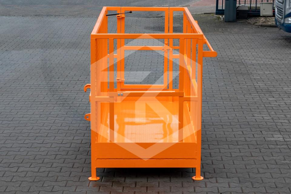 Arbeitskorb Arbeitsbühne Werkzeugkorb 240cm Euro Frontlader - Kita technika: foto 5 Arbeitskorb Arbeitsbühne Werkzeugkorb 240cm Euro Frontlader - Kita technika: foto 5