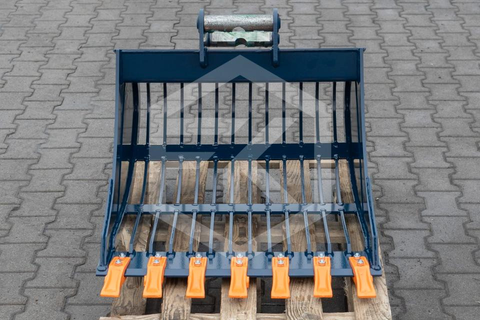 Sieblöffel 2,6 - 3,5 Baggerschaufel Grabenräumlöffel Minibagger - Rūšiavimo kaušas - Mini ekskavatorius: foto 2 Sieblöffel 2,6 - 3,5 Baggerschaufel Grabenräumlöffel Minibagger - Rūšiavimo kaušas - Mini ekskavatorius: foto 2