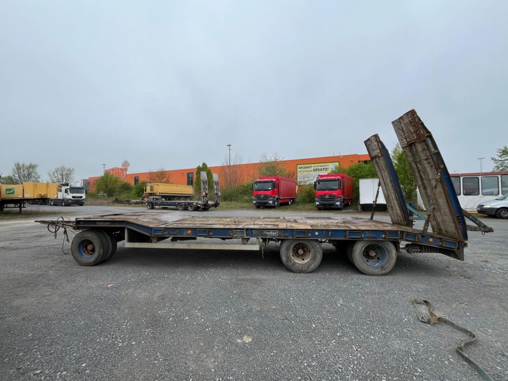 GOLDHOFER Tieflader TU 3-24 80 Tiefladeranhänger Rampen - Žemo profilio platforma priekaba: foto 5 GOLDHOFER Tieflader TU 3-24 80 Tiefladeranhänger Rampen - Žemo profilio platforma priekaba: foto 5