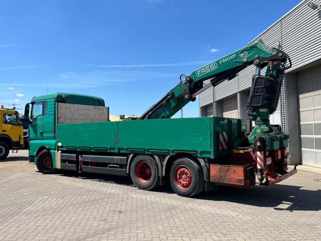 MAN TG-X 26.440 6x2-2 BL Pritsche Heckkran Fassi 360 - Sunkvežimis su kranu: foto 3 MAN TG-X 26.440 6x2-2 BL Pritsche Heckkran Fassi 360 - Sunkvežimis su kranu: foto 3