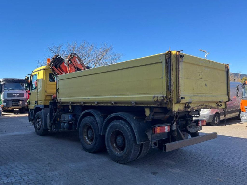 Mercedes-Benz Actros 2644 6x4 3-Achs Kipper Kran Funkt+Greifer - Savivartis sunkvežimis, Sunkvežimis su kranu: foto 3 Mercedes-Benz Actros 2644 6x4 3-Achs Kipper Kran Funkt+Greifer - Savivartis sunkvežimis, Sunkvežimis su kranu: foto 3