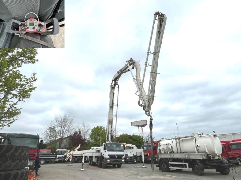 Mercedes-Benz Actros 3241 B 8x4 Betonpumpe Putzmeister 42m - Betono siurblys: foto 1 Mercedes-Benz Actros 3241 B 8x4 Betonpumpe Putzmeister 42m - Betono siurblys: foto 1