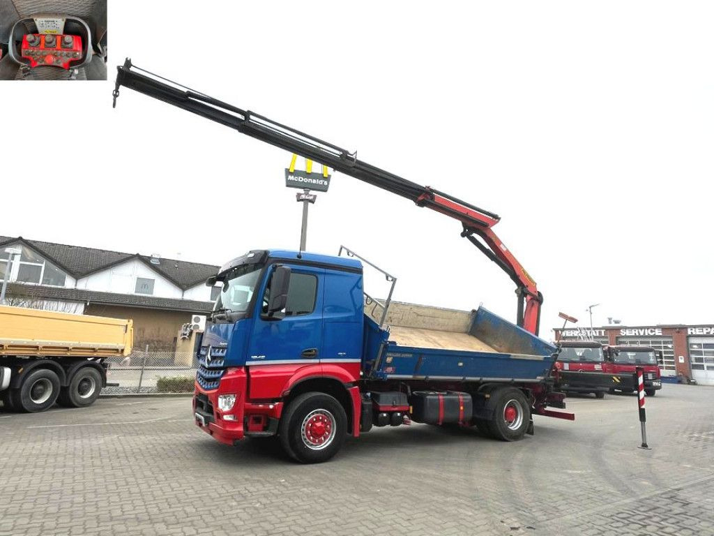 Mercedes-Benz Arocs 1845 4x4 HAD 2-Achs Allradkipper Kran Funk Mercedes-Benz Arocs 1845 4x4 HAD 2-Achs Allradkipper Heckkran - Savivartis sunkvežimis, Sunkvežimis su kranu: foto 3 Mercedes-Benz Arocs 1845 4x4 HAD 2-Achs Allradkipper Kran Funk Mercedes-Benz Arocs 1845 4x4 HAD 2-Achs Allradkipper Heckkran - Savivartis sunkvežimis, Sunkvežimis su kranu: foto 3