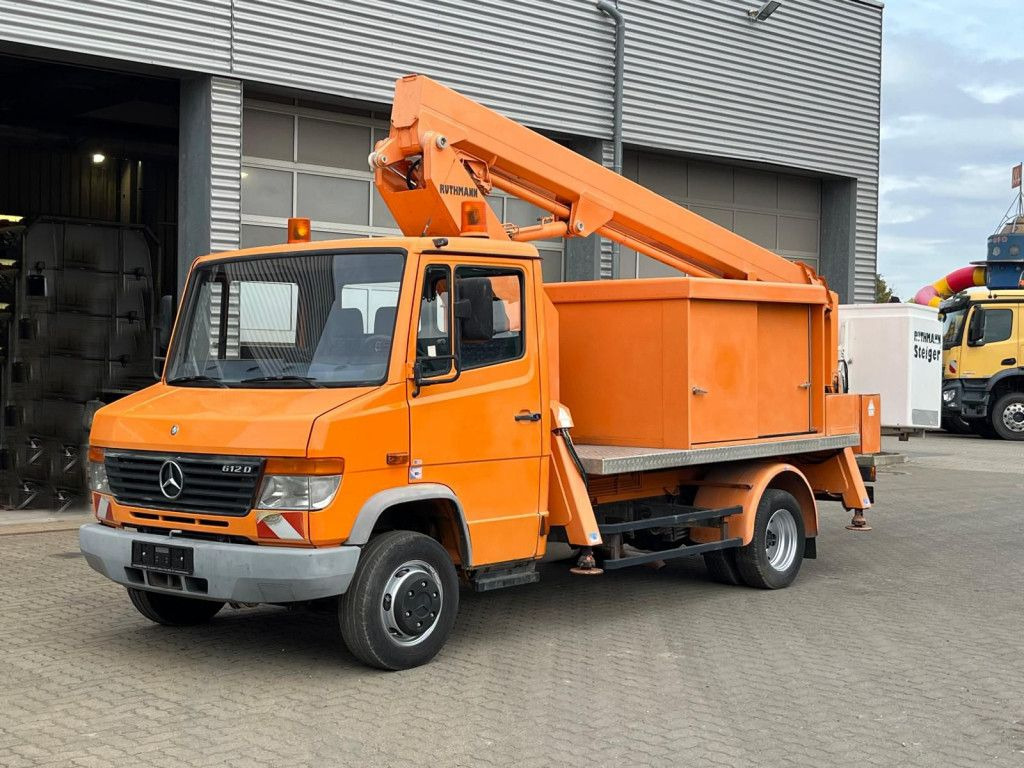 Autobokštelio, Komercinis automobilis Mercedes-Benz Vario 612 D Hubarbeitsbühne Arbeitshöhe 18m Mercedes-Benz Vario 612 D Hubarbeitsbühne Arbeitshöhe 18m: foto 1
