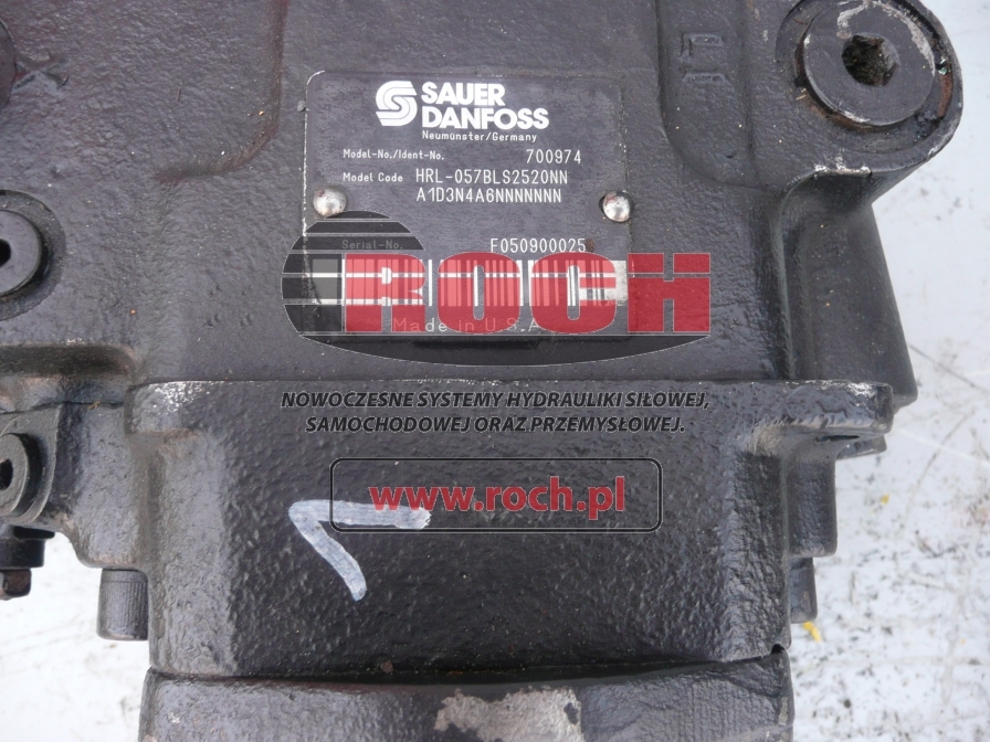 SAUER HRL-057BLS2520NNA1D3N4A6NNNNNNN - Hidraulinis siurblys - Grunto stabilizatorius: foto 2 SAUER HRL-057BLS2520NNA1D3N4A6NNNNNNN - Hidraulinis siurblys - Grunto stabilizatorius: foto 2