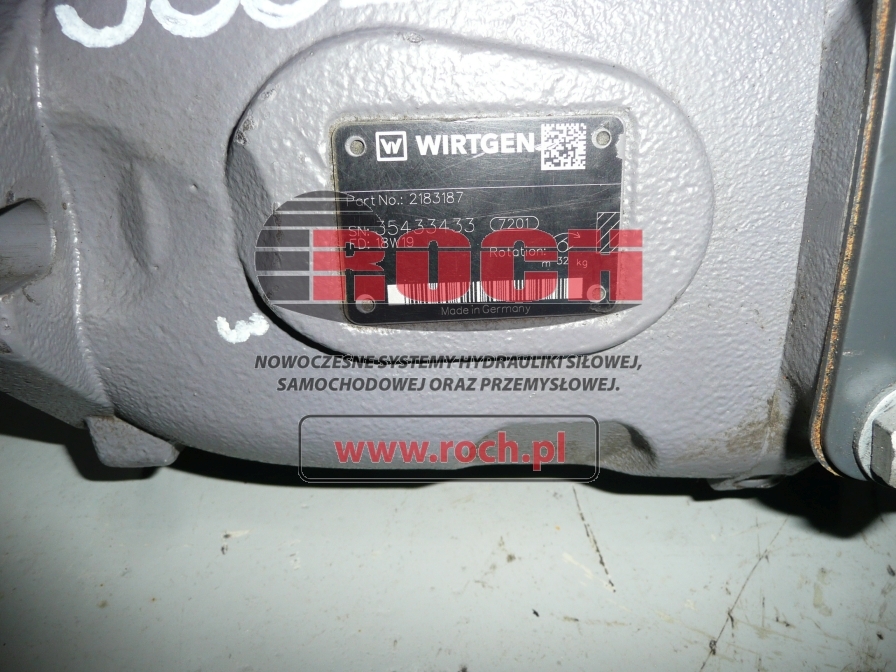 WIRTGEN 2183187 - Hidraulinis siurblys - Grunto stabilizatorius: foto 2 WIRTGEN 2183187 - Hidraulinis siurblys - Grunto stabilizatorius: foto 2