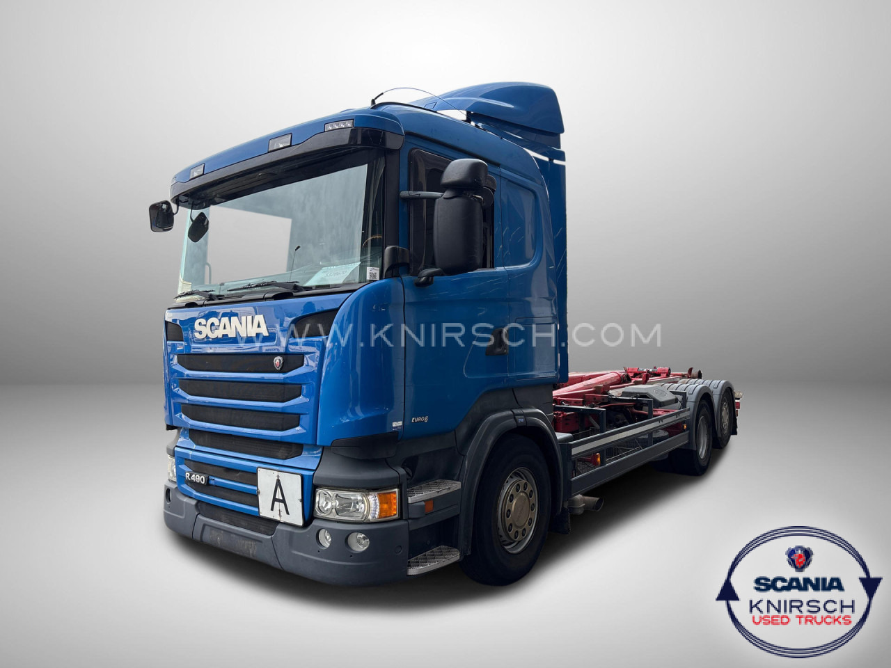 SCANIA R490LB6x2*4HNA /Abrollkipper /MEILLER /Lift+Steeri - Hook-lift sunkvežimis: foto 1 SCANIA R490LB6x2*4HNA /Abrollkipper /MEILLER /Lift+Steeri - Hook-lift sunkvežimis: foto 1