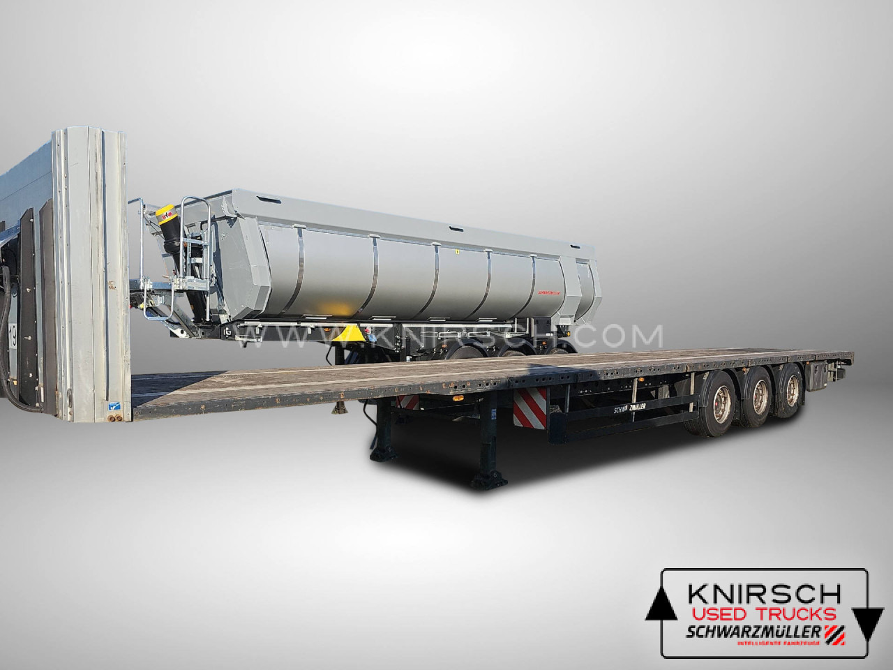 SCHWARZMUELLER J-3A-80 Plateausattel - Platforminė/ Bortinė priekaba: foto 1 SCHWARZMUELLER J-3A-80 Plateausattel - Platforminė/ Bortinė priekaba: foto 1