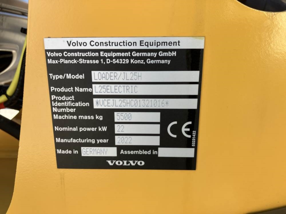 Mini krautuvas Volvo JL25H Electric: foto 15