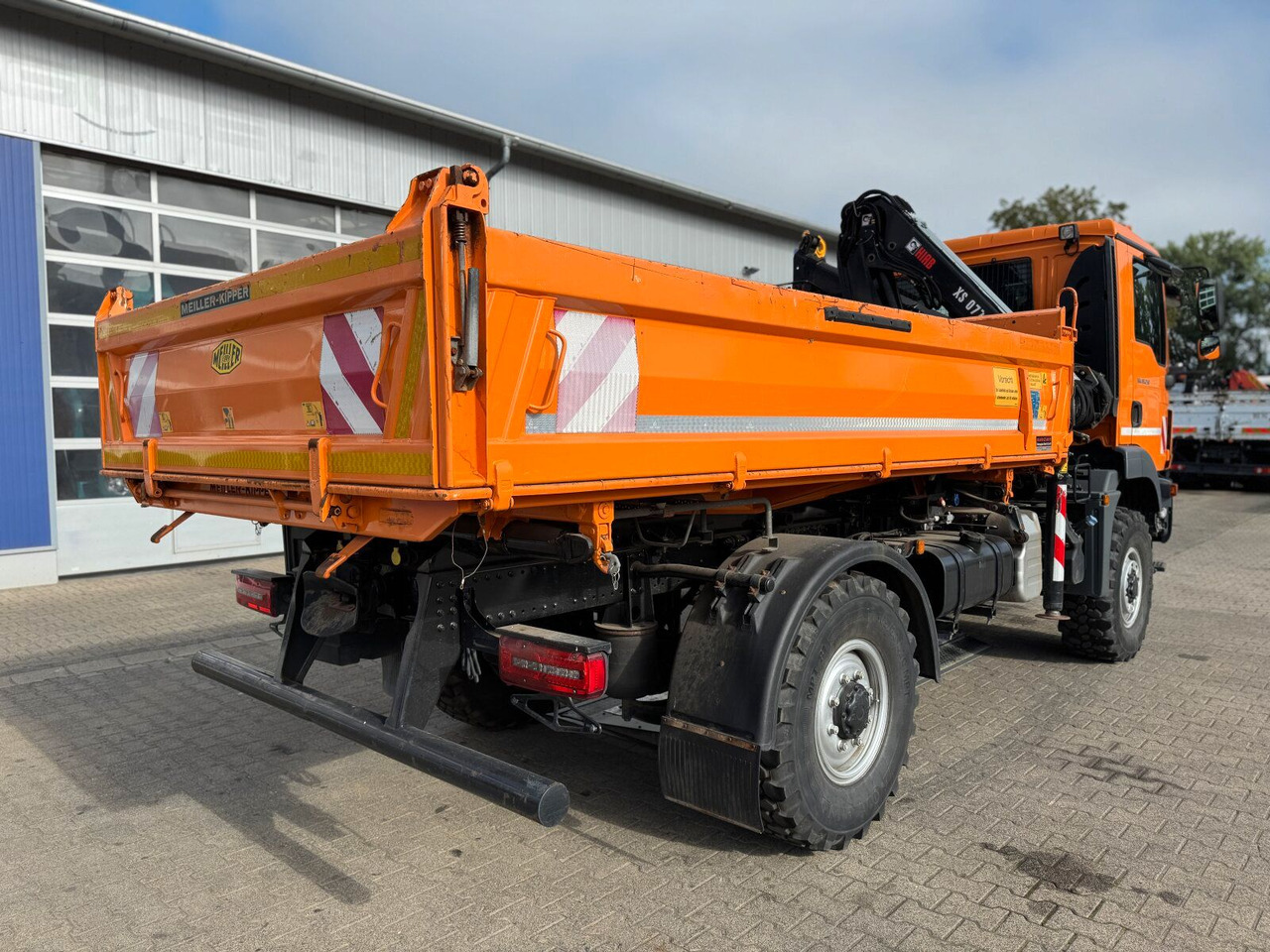 MAN TGM 13.250 4x4 Kipper Kran HIAB Winterd. - Savivartis sunkvežimis, Sunkvežimis su kranu: foto 4 MAN TGM 13.250 4x4 Kipper Kran HIAB Winterd. - Savivartis sunkvežimis, Sunkvežimis su kranu: foto 4