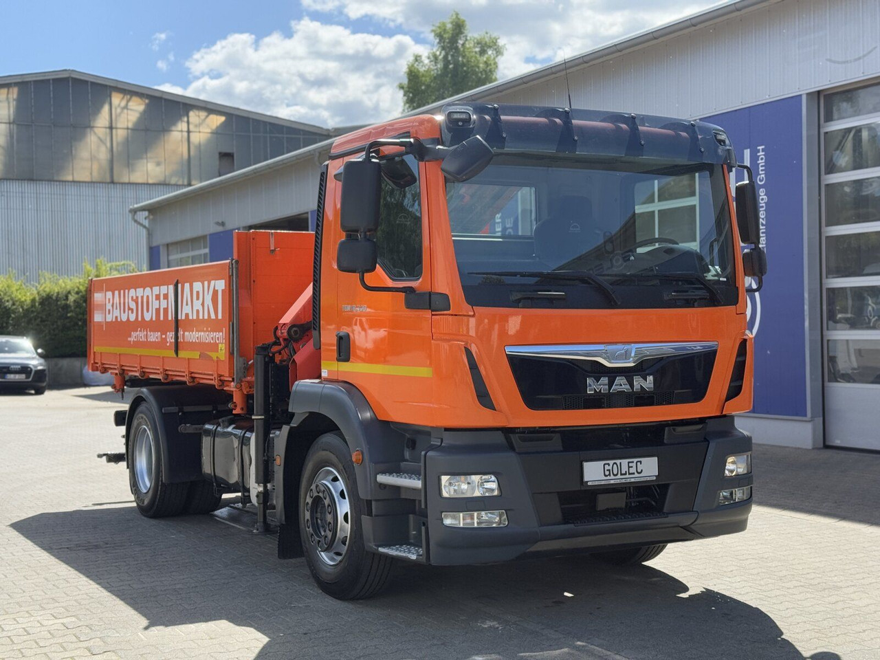 MAN TGM 18.340 4x2 Euro 6 Kipper Kran PK8501K - Savivartis sunkvežimis, Sunkvežimis su kranu: foto 1 MAN TGM 18.340 4x2 Euro 6 Kipper Kran PK8501K - Savivartis sunkvežimis, Sunkvežimis su kranu: foto 1