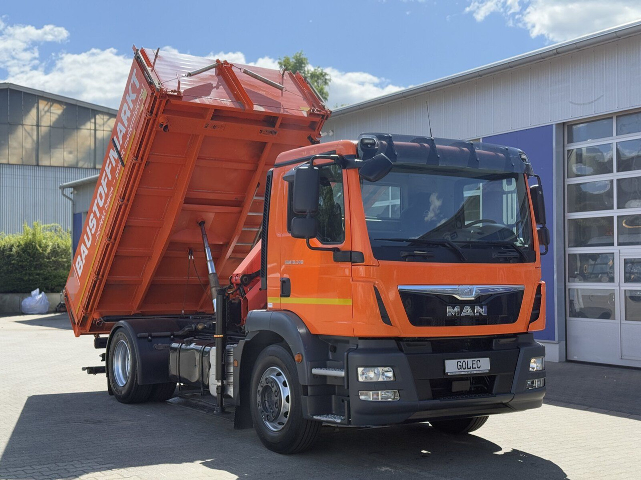 MAN TGM 18.340 4x2 Euro 6 Kipper Kran PK8501K - Savivartis sunkvežimis, Sunkvežimis su kranu: foto 2 MAN TGM 18.340 4x2 Euro 6 Kipper Kran PK8501K - Savivartis sunkvežimis, Sunkvežimis su kranu: foto 2