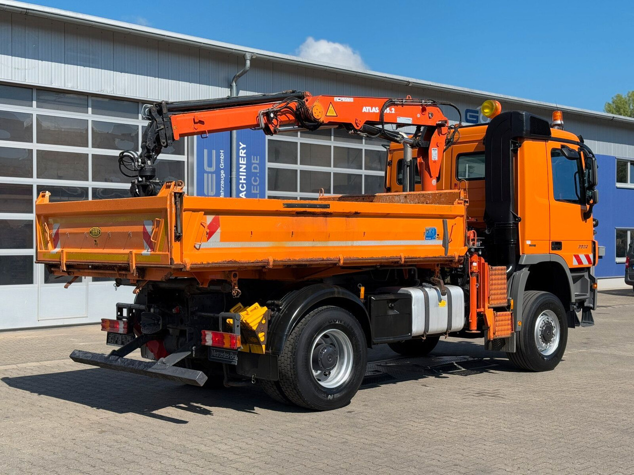 Mercedes-Benz ACTROS 2044 4x4 Kipper Kran ATLAS 65.2 A2L - Savivartis sunkvežimis, Sunkvežimis su kranu: foto 5 Mercedes-Benz ACTROS 2044 4x4 Kipper Kran ATLAS 65.2 A2L - Savivartis sunkvežimis, Sunkvežimis su kranu: foto 5
