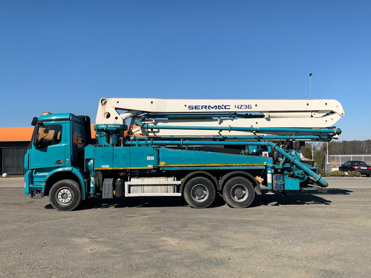 Mercedes-Benz AROCS 2636 6x4 Euro 6 Betonpumpe SERMAC 4Z36 - Betono siurblys: foto 4 Mercedes-Benz AROCS 2636 6x4 Euro 6 Betonpumpe SERMAC 4Z36 - Betono siurblys: foto 4