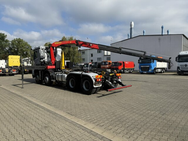Hook-lift sunkvežimis, Sunkvežimis su kranu Mercedes-Benz Arocs 3246 8x4 Abrollkipper Kran Palfinger 19001: foto 15