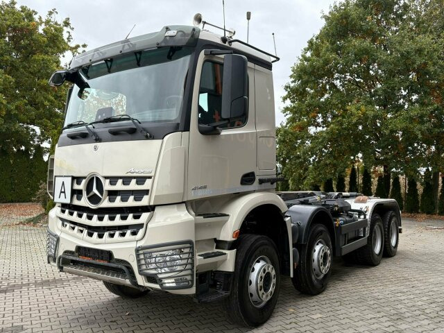 Mercedes-Benz Arocs 4145 8x4 Abrollkipper MEILLER RS 26.60L - Hook-lift sunkvežimis: foto 1 Mercedes-Benz Arocs 4145 8x4 Abrollkipper MEILLER RS 26.60L - Hook-lift sunkvežimis: foto 1