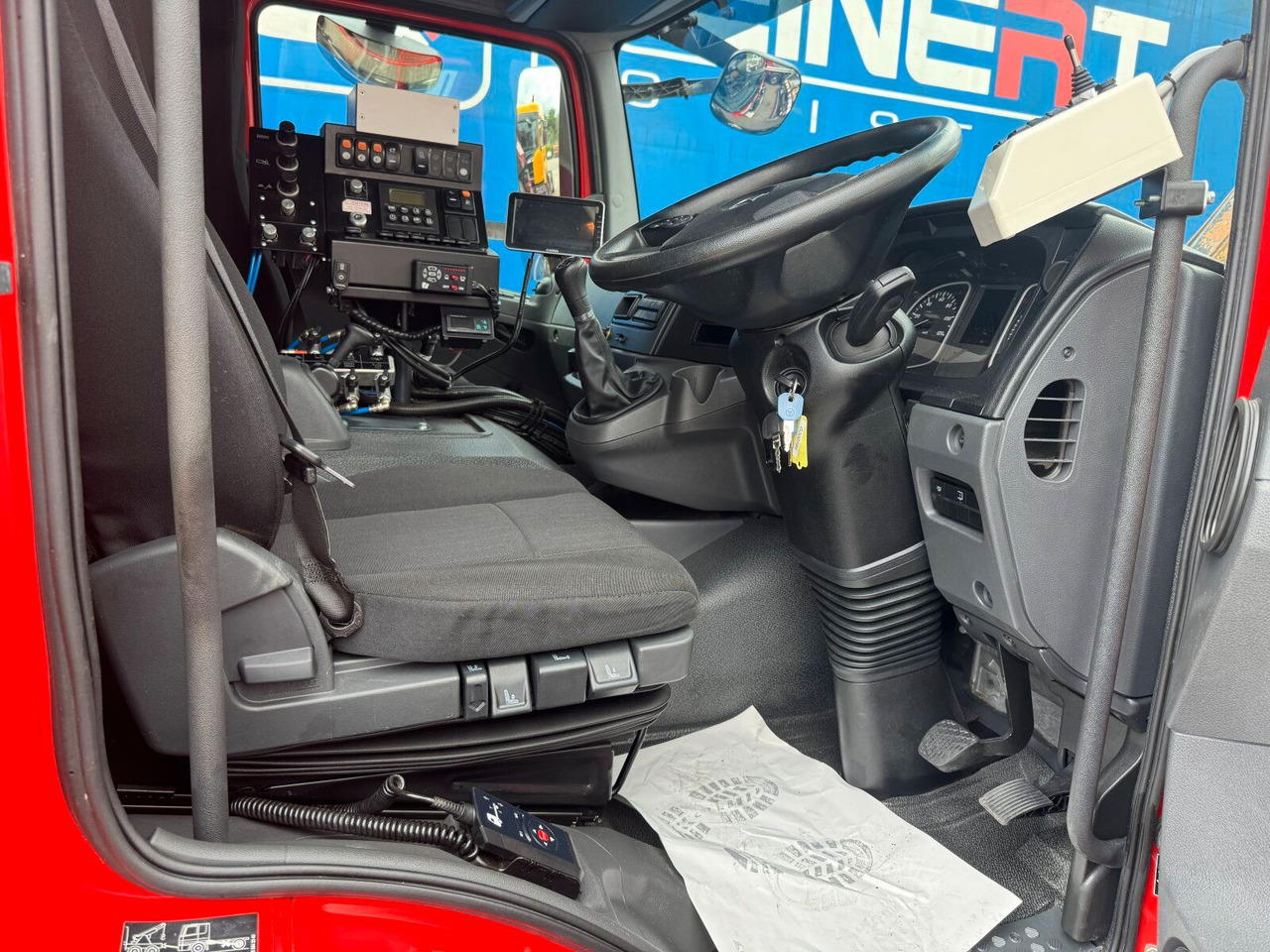 Gatvių šlavimo mašina Mercedes-Benz Atego 1324 4x2 Kehrmaschine BROCK HD Anlage: foto 9