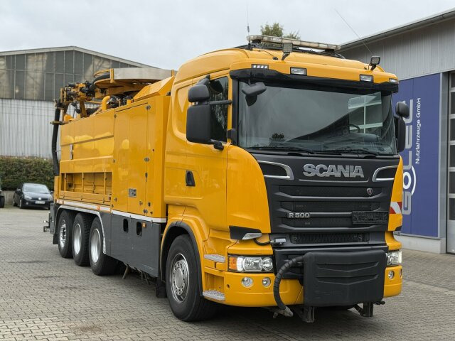 Scania R500 8x4 Kanalreiniger Kombi MÜLLER CM 170 KT - Asenizatorius: foto 1 Scania R500 8x4 Kanalreiniger Kombi MÜLLER CM 170 KT - Asenizatorius: foto 1