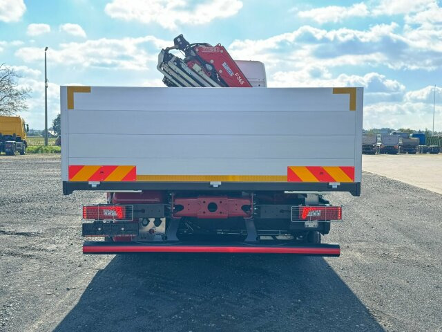 Sunkvežimis su kranu, Platforminis/ Bortinis sunkvežimis Scania R540 8x2/4 Pritsche mit Kran FASSI F365: foto 12