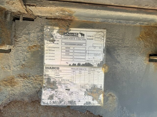 Schmitz Cargobull Gotha AFG 18 BS Baustoffanhänger 2 Achse - Platforminė/ Bortinė priekaba: foto 2 Schmitz Cargobull Gotha AFG 18 BS Baustoffanhänger 2 Achse - Platforminė/ Bortinė priekaba: foto 2