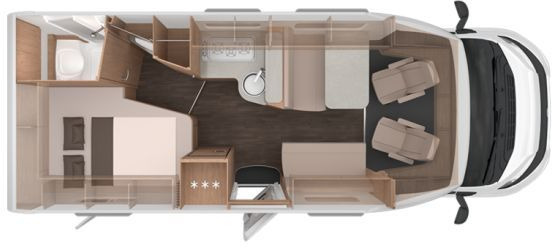 Knaus L!VE TI 650 MF Platinum Selection 140PS - Pusiau integruotas kemperis: foto 2 Knaus L!VE TI 650 MF Platinum Selection 140PS - Pusiau integruotas kemperis: foto 2