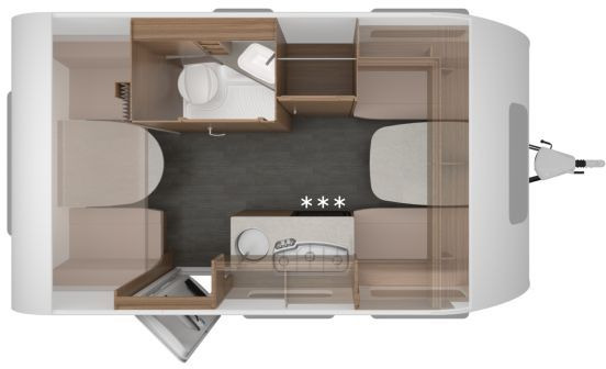 Knaus Sport 400 LK Design Paket - Prikabinamas namelis: foto 2 Knaus Sport 400 LK Design Paket - Prikabinamas namelis: foto 2