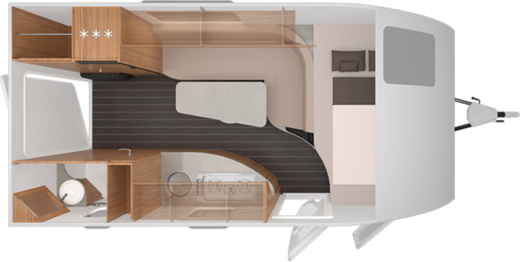 Knaus Sport&Fun 480 QL Black Selection Dachklima - Prikabinamas namelis: foto 2 Knaus Sport&Fun 480 QL Black Selection Dachklima - Prikabinamas namelis: foto 2