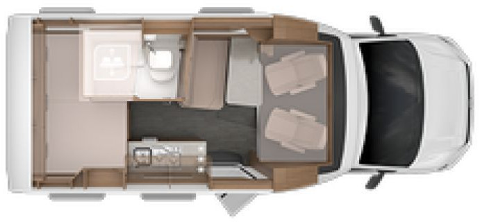 Knaus Tourer VAN 500 MQ Vansation Chassis in VW Pure Knaus Tourer VAN 500 MQ Vansation Chassis in VW Pure - Pusiau integruotas kemperis: foto 2 Knaus Tourer VAN 500 MQ Vansation Chassis in VW Pure Knaus Tourer VAN 500 MQ Vansation Chassis in VW Pure - Pusiau integruotas kemperis: foto 2