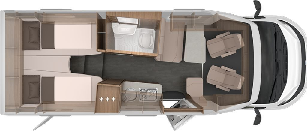 Knaus Van TI 650 MEG VANSATION Automatik - Pusiau integruotas kemperis: foto 2 Knaus Van TI 650 MEG VANSATION Automatik - Pusiau integruotas kemperis: foto 2