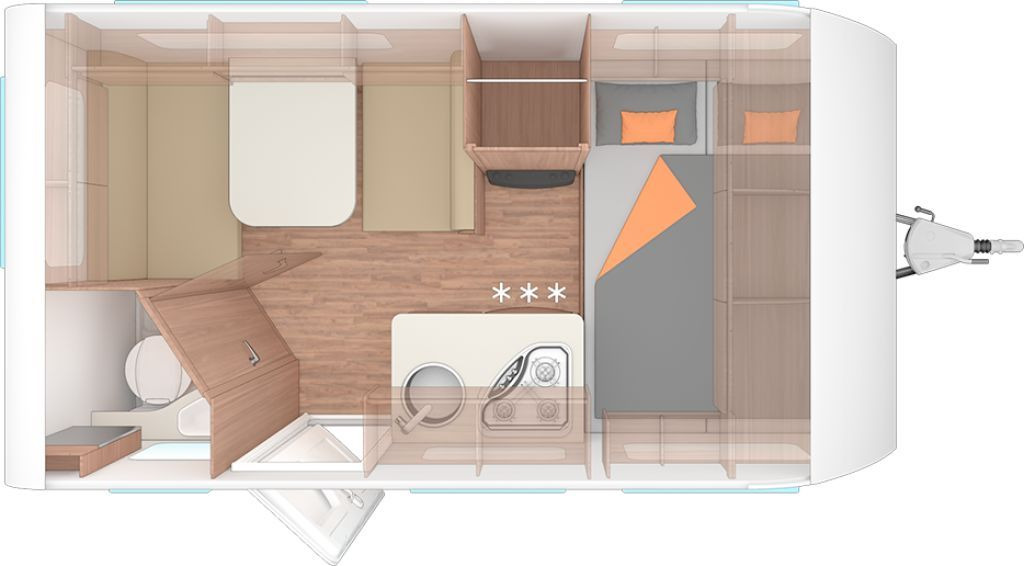 Weinsberg CaraOne 390 QD Auflastung 1350 kg - Prikabinamas namelis: foto 2 Weinsberg CaraOne 390 QD Auflastung 1350 kg - Prikabinamas namelis: foto 2