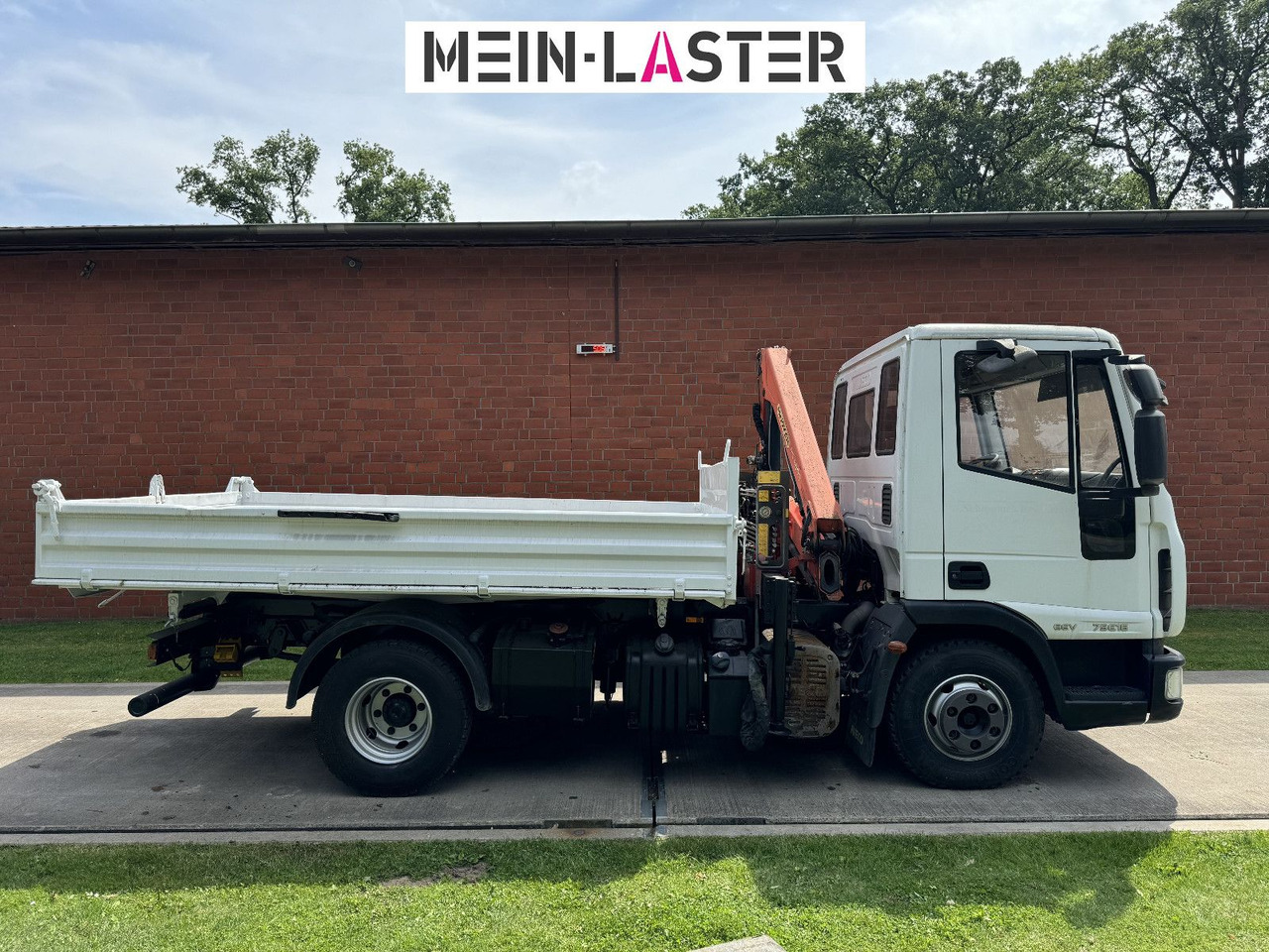 Iveco ML75E16 3 S-Kipper Kran PK 9,4m-550 kg Greifer - Mažas savivartis: foto 5 Iveco ML75E16 3 S-Kipper Kran PK 9,4m-550 kg Greifer - Mažas savivartis: foto 5