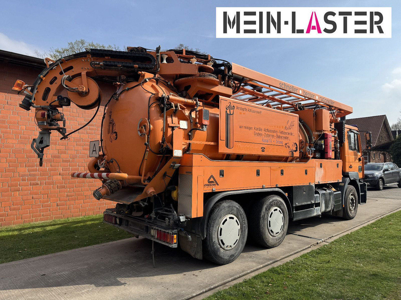 MAN FE 410 Assmann Saug HD Spüler Recycling + FB. - Asenizatorius: foto 5 MAN FE 410 Assmann Saug HD Spüler Recycling + FB. - Asenizatorius: foto 5