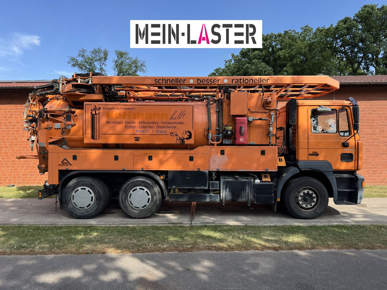 MAN FE 410 Assmann Saug HD Spüler Recycling + FB. - Asenizatorius: foto 3 MAN FE 410 Assmann Saug HD Spüler Recycling + FB. - Asenizatorius: foto 3