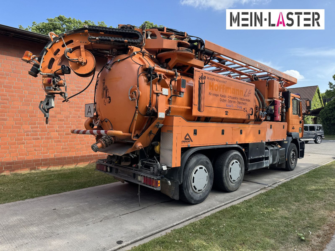 MAN FE 410 Assmann Saug HD Spüler Recycling + FB. - Asenizatorius: foto 5 MAN FE 410 Assmann Saug HD Spüler Recycling + FB. - Asenizatorius: foto 5