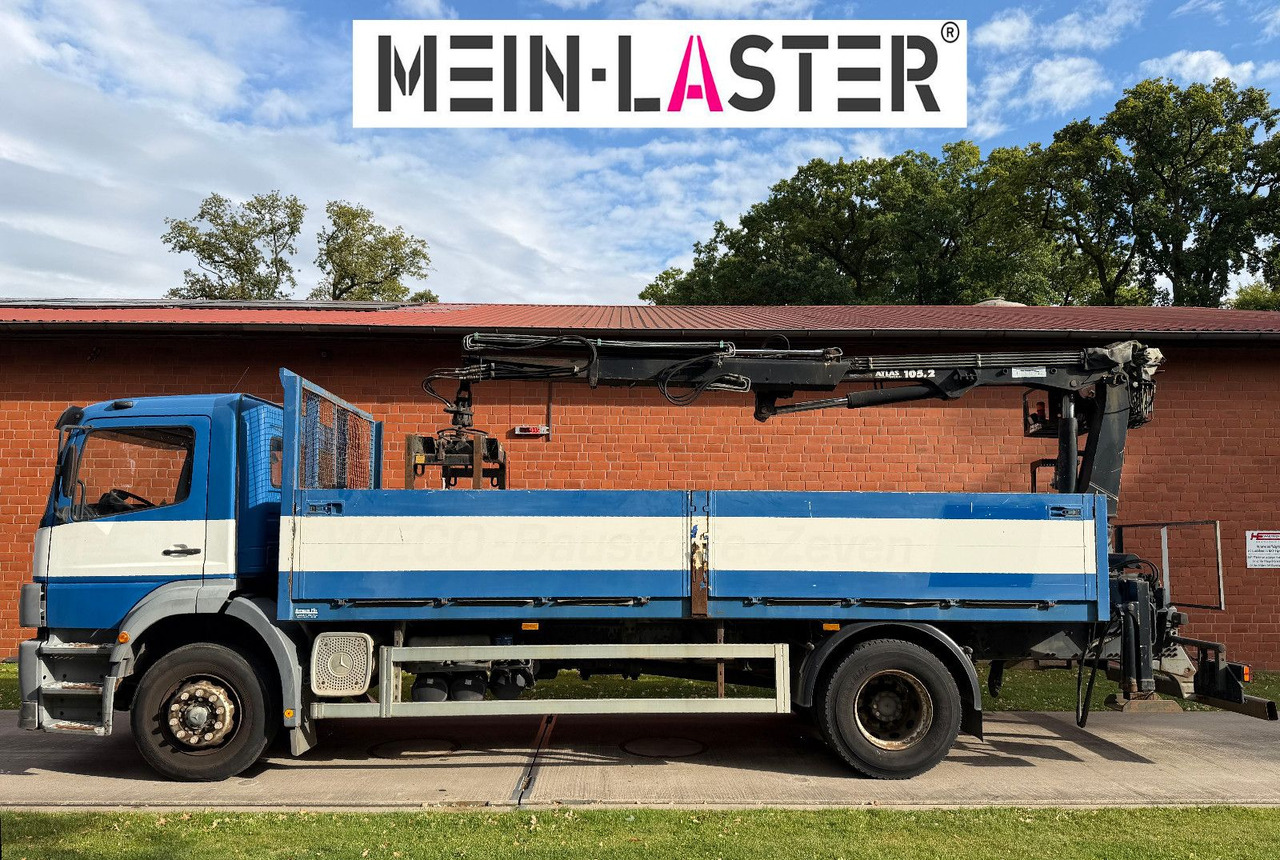 Mercedes-Benz 1823 Atego Atlas 105.2 1.Hand nur 226.000 km - Platforminis/ Bortinis sunkvežimis, Sunkvežimis su kranu: foto 4 Mercedes-Benz 1823 Atego Atlas 105.2 1.Hand nur 226.000 km - Platforminis/ Bortinis sunkvežimis, Sunkvežimis su kranu: foto 4