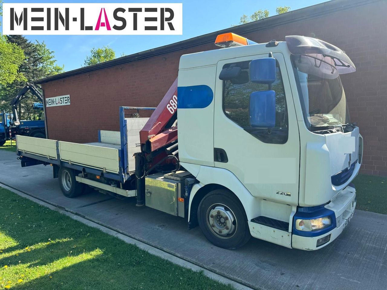Renault Midlum 220 HMF 683 K4 15m-400 Kg Funk Seilwinde - Sunkvežimis su kranu: foto 3 Renault Midlum 220 HMF 683 K4 15m-400 Kg Funk Seilwinde - Sunkvežimis su kranu: foto 3