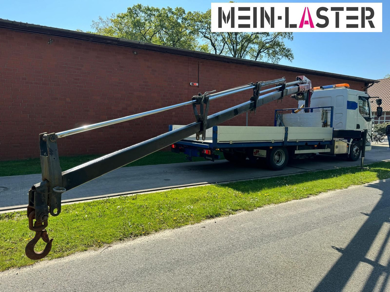 Sunkvežimis su kranu Renault Midlum 220 HMF 683 K4 15m-400 Kg Funk Seilwinde: foto 13