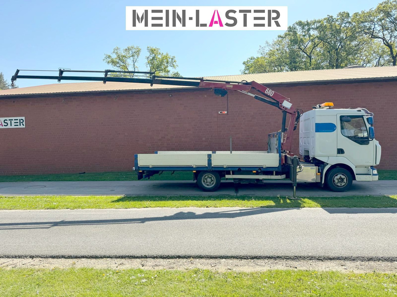 Sunkvežimis su kranu Renault Midlum 220 HMF 683 K4 15m-400 Kg Funk Seilwinde: foto 8